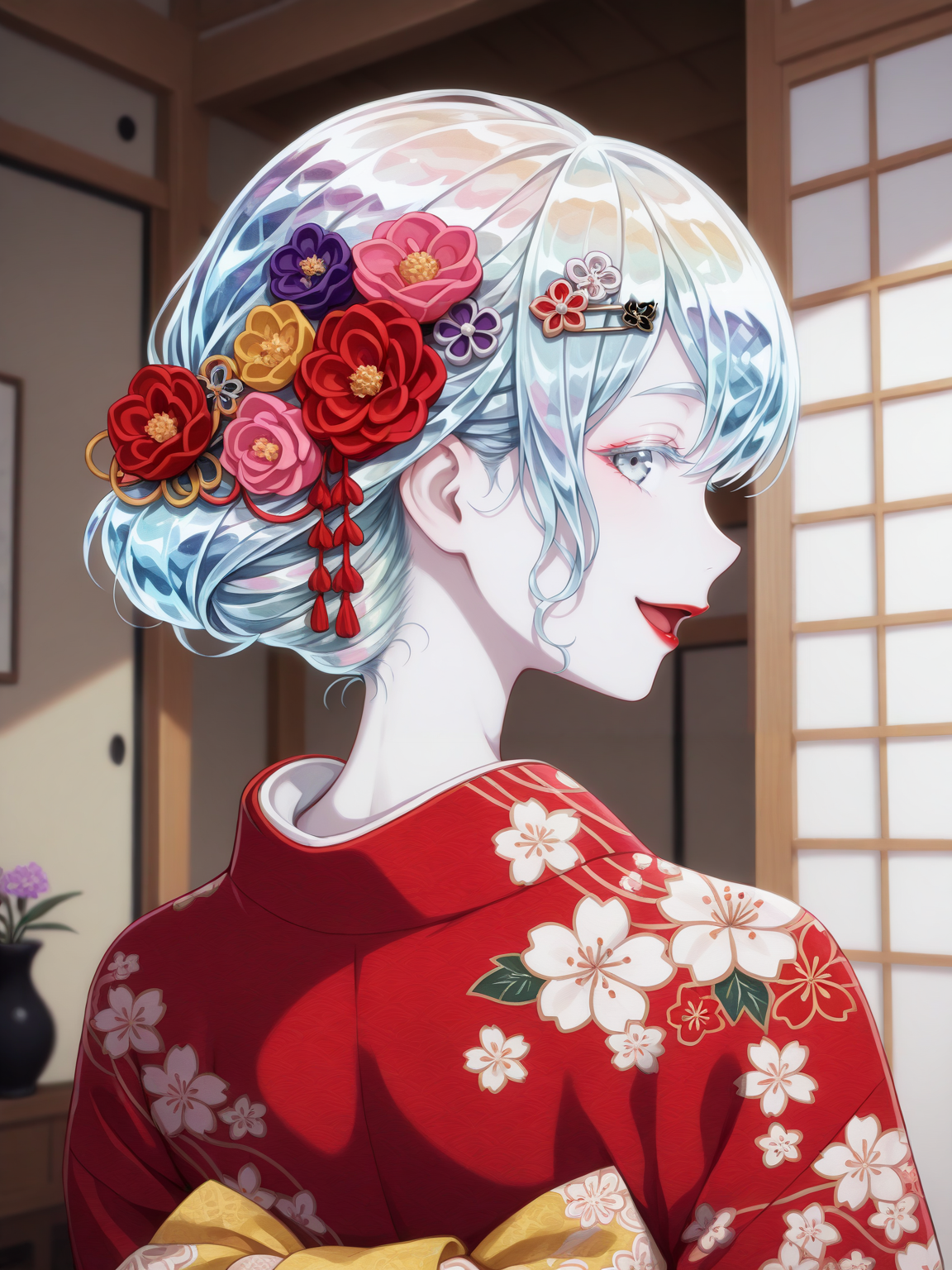 35320-1178355401-Masterpiece,best quality,vector art,looking at viewer,smile,red lipstick,looking at viewer,_edgKanzashi, 1girl, solo, open mouth.png